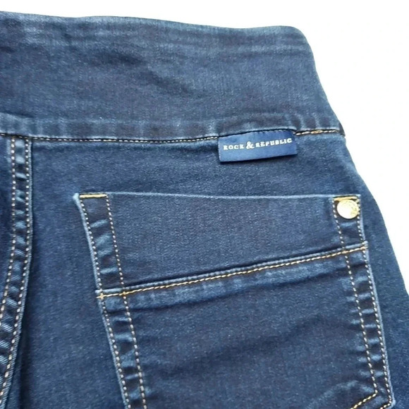 Rock & Republic Denim Rx Midrise Legging Fever 8M - Picture 2 of 11